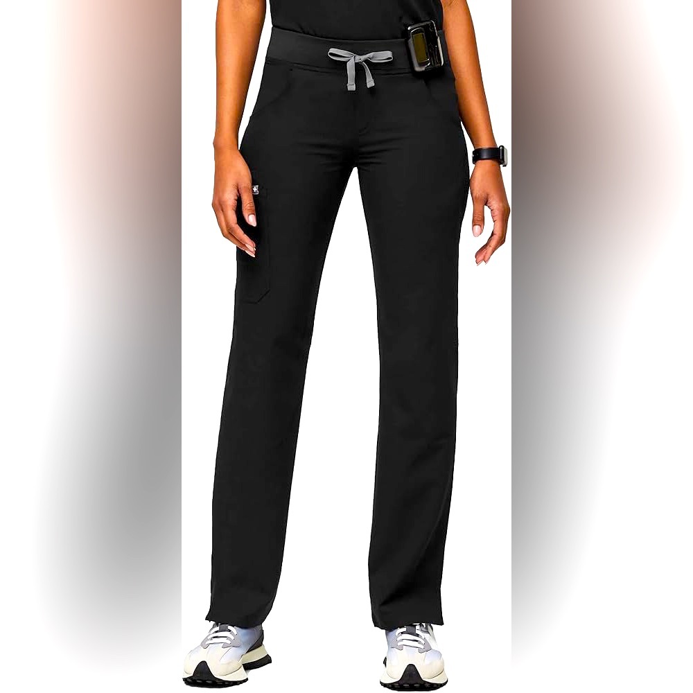 Figs Black Kade Cargo Scrub Pants